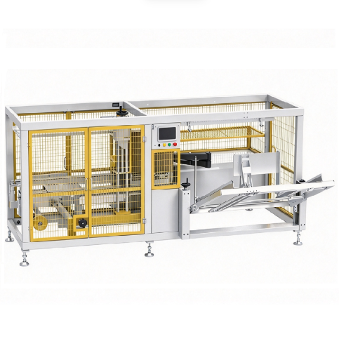 Machine de montage de cartons à servomoteur à double bac